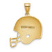 14K Yellow Gold Polished Football Helmet Pendant Necklace - Length '' inches - (A86-847) 14K Yellow Gold Polished Football Helmet Pendant Necklace - Length '' inches - (A86-847)