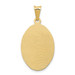 14K Yellow Gold Two-tone & Diamond-cut Lady of Guadalupe Oval Pendant - (A86-999) 14K Yellow Gold Two-tone & Diamond-cut Lady of Guadalupe Oval Pendant - (A86-999)