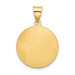 14K Yellow Gold Confirmation Medal Round Pendant - (A98-267) 14K Yellow Gold Confirmation Medal Round Pendant - (A98-267)