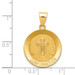14K Yellow Gold Confirmation Medal Round Pendant - (A98-267) 14K Yellow Gold Confirmation Medal Round Pendant - (A98-267)