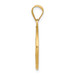 14K Yellow Gold Polished and Satin St. Theresa Medal Pendant 19mm width - (A99-997) 14K Yellow Gold Polished and Satin St. Theresa Medal Pendant 19mm width - (A99-997)