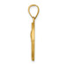 14K Yellow Gold Polished and Satin Our Lady of Sorrows Medal Pendant 19mm width - (A99-998) 14K Yellow Gold Polished and Satin Our Lady of Sorrows Medal Pendant 19mm width - (A99-998)