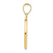 14K Yellow Gold Polished and Satin St. Luke Medal Pendant 19mm width - (B11-149) 14K Yellow Gold Polished and Satin St. Luke Medal Pendant 19mm width - (B11-149)