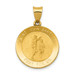 14K Yellow Gold Polished and Satin St. John Baptist Medal Pendant 19mm width - (B11-171) 14K Yellow Gold Polished and Satin St. John Baptist Medal Pendant 19mm width - (B11-171)