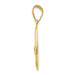 14K Yellow Gold Polished and Satin St. Jude Thaddeus Medal Pendant 14mm width - (B11-200) 14K Yellow Gold Polished and Satin St. Jude Thaddeus Medal Pendant 14mm width - (B11-200)