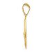 14K Yellow Gold Polished and Satin St. Jude Thaddeus Medal Pendant 14mm width - (B11-200) 14K Yellow Gold Polished and Satin St. Jude Thaddeus Medal Pendant 14mm width - (B11-200)