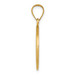14K Yellow Gold Polished and Satin St. Thomas Medal Pendant 20mm width - (B11-210) 14K Yellow Gold Polished and Satin St. Thomas Medal Pendant 20mm width - (B11-210)
