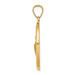 14K Yellow Gold Polished and Satin St. Jude Thaddeus Medal Pendant 16mm width - (B11-280) 14K Yellow Gold Polished and Satin St. Jude Thaddeus Medal Pendant 16mm width - (B11-280)