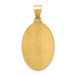 14K Yellow Gold Polished and Satin St. Jude Thaddeus Medal Pendant 16mm width - (B11-280) 14K Yellow Gold Polished and Satin St. Jude Thaddeus Medal Pendant 16mm width - (B11-280)
