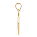 14K Yellow Gold Polished and Satin Mother Teresa Medal Pendant 19mm width - (B11-286) 14K Yellow Gold Polished and Satin Mother Teresa Medal Pendant 19mm width - (B11-286)