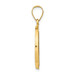 14K Yellow Gold Polished and Satin Miraculous Medal Pendant 18mm width - (B11-340) 14K Yellow Gold Polished and Satin Miraculous Medal Pendant 18mm width - (B11-340)