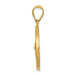 14K Yellow Gold Polished and Satin St. Gerard Medal Pendant 18mm width - (B11-422) 14K Yellow Gold Polished and Satin St. Gerard Medal Pendant 18mm width - (B11-422)
