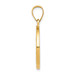 14K Yellow Gold Polished and Satin St. Nicholas Medal Pendant 19mm width - (B11-478) 14K Yellow Gold Polished and Satin St. Nicholas Medal Pendant 19mm width - (B11-478)