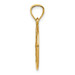14K Yellow Gold Polished and Satin St. Raphael Medal Pendant 20mm width - (B11-532) 14K Yellow Gold Polished and Satin St. Raphael Medal Pendant 20mm width - (B11-532)