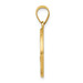 14K Yellow Gold Polished and Satin St. Florian Medal Pendant 18mm width - (B11-534) 14K Yellow Gold Polished and Satin St. Florian Medal Pendant 18mm width - (B11-534)