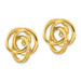 14K Yellow Gold Polished Love Knot Earrings Jackets 18mm length - (B41-900) 14K Yellow Gold Polished Love Knot Earrings Jackets 18mm length - (B41-900)