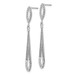 14K White Gold Diamond-cut Dangle - (B42-691) 14K White Gold Diamond-cut Dangle - (B42-691)