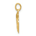 14K Yellow Gold Praying Hands Charm - (A82-536)