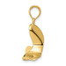 14K Yellow Gold Polished 3-Dimensional Propeller Pendant - (A83-498) 14K Yellow Gold Polished 3-Dimensional Propeller Pendant - (A83-498)