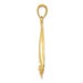 14K Yellow Gold 2-D Sailboat Pendant - (A84-366) 14K Yellow Gold 2-D Sailboat Pendant - (A84-366)