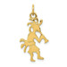 14K Yellow Gold Polished 3-Dimensional Kokopelli Charm - (A84-723) 14K Yellow Gold Polished 3-Dimensional Kokopelli Charm - (A84-723)