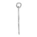 14K White Gold Solid Satin Diamond-cut Flat-Backed Giraffe Charm - (A86-782) 14K White Gold Solid Satin Diamond-cut Flat-Backed Giraffe Charm - (A86-782)