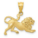 14K Yellow Gold Lion Charm - (A86-843)