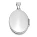 14K White Gold 21x16mm Oval Tree Locket - (A99-251)