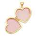 14K Yellow Gold Double Heart Locket 24x19mm - (A99-436) 14K Yellow Gold Double Heart Locket 24x19mm - (A99-436)