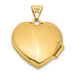 14K Yellow Gold 18mm Polished Heart-Shaped Floral Locket 24x19mm - (A99-656) 14K Yellow Gold 18mm Polished Heart-Shaped Floral Locket 24x19mm - (A99-656)