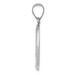 14K White Gold Polished and Satin Miraculous Medal Pendant 13mm width - (B11-106) 14K White Gold Polished and Satin Miraculous Medal Pendant 13mm width - (B11-106)