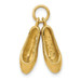 14K Yellow Gold Ballet Slippers Charm - (A82-506)
