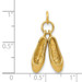 14K Yellow Gold Ballet Slippers Charm - (A82-506)