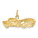 14K Yellow Gold Sports Car Charm - (A82-804)
