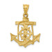 14K Yellow Gold Mariners Cross Pendant 29mm length - (A82-896) 14K Yellow Gold Mariners Cross Pendant 29mm length - (A82-896)