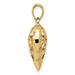14K Yellow Gold Diamond-cut Open Filgree Fleur-de-lis Heart Pendant - (A84-584) 14K Yellow Gold Diamond-cut Open Filgree Fleur-de-lis Heart Pendant - (A84-584)