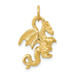 14K Yellow Gold Solid Polished 3-Dimensional Dragon Charm - (A84-730) 14K Yellow Gold Solid Polished 3-Dimensional Dragon Charm - (A84-730)