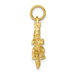 14K Yellow Gold Solid Polished 3-Dimensional Dragon Charm - (A84-730) 14K Yellow Gold Solid Polished 3-Dimensional Dragon Charm - (A84-730)