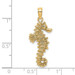 14K Yellow Gold Seahorse Pendant - (A85-396) 14K Yellow Gold Seahorse Pendant - (A85-396)