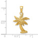 14K Yellow Gold Palm Tree Pendant - (A85-494)