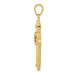 10K Yellow Gold Polished and Textured Cross Pendant - (A88-718) 10K Yellow Gold Polished and Textured Cross Pendant - (A88-718)