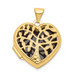 14K Yellow Gold 18mm Heart with Tree Locket - (A99-198) 14K Yellow Gold 18mm Heart with Tree Locket - (A99-198)
