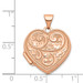 14K Rose Gold 18mm Scrolled Love You always Heart Locket - (A99-230) 14K Rose Gold 18mm Scrolled Love You always Heart Locket - (A99-230)
