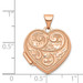 14K Rose Gold 18mm Scrolled Love You always Heart Locket - (A99-230) 14K Rose Gold 18mm Scrolled Love You always Heart Locket - (A99-230)