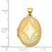 14K Yellow Gold Oval Locket 30x21mm - (A99-416)