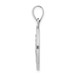 14K White Gold Polished and Satin Miraculous Medal Pendant 18mm width - (B11-136) 14K White Gold Polished and Satin Miraculous Medal Pendant 18mm width - (B11-136)