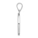 14K White Gold Polished and Satin St. Matthew Pendant 19mm width - (B11-168) 14K White Gold Polished and Satin St. Matthew Pendant 19mm width - (B11-168)