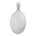 14K White Gold Polished and Satin St. Anthony Medal Pendant 15mm width - (B11-169) 14K White Gold Polished and Satin St. Anthony Medal Pendant 15mm width - (B11-169)
