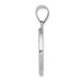 14K White Gold Polished and Satin St. Anthony Medal Pendant 19mm width - (B11-439) 14K White Gold Polished and Satin St. Anthony Medal Pendant 19mm width - (B11-439)