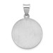 14K White Gold Polished and Satin St. Anthony Medal Pendant 19mm width - (B11-439) 14K White Gold Polished and Satin St. Anthony Medal Pendant 19mm width - (B11-439)